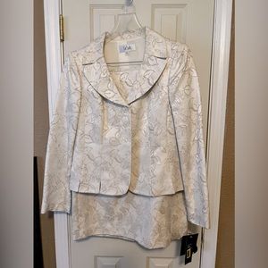 Ivory Skirt Suit